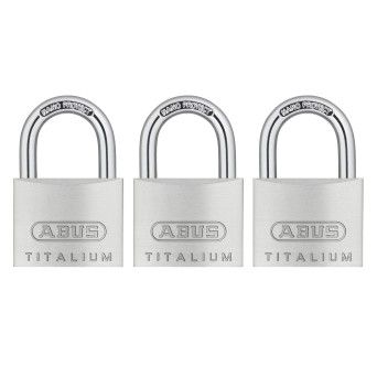 Cadeado Titalium 40mm Chaves Iguais Blister Abus (3und)