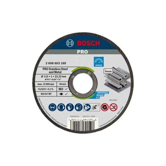 Disco Corte p/ Inox Bosch Disco Corte p/ Inox Bosch