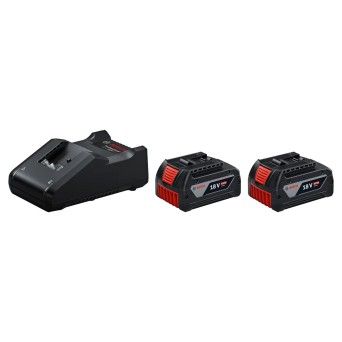 Kit Power Set 18V 2x4Ah + Gal 18V Cx Cart�o Bosch