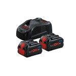 Kit Power Set ProC 18V 2x5,5Ah + GAL 1880CV Cx Cartão Bosch Kit Power Set ProC 18V 2x5,5Ah + GAL 1880CV Cx Cartão Bosch