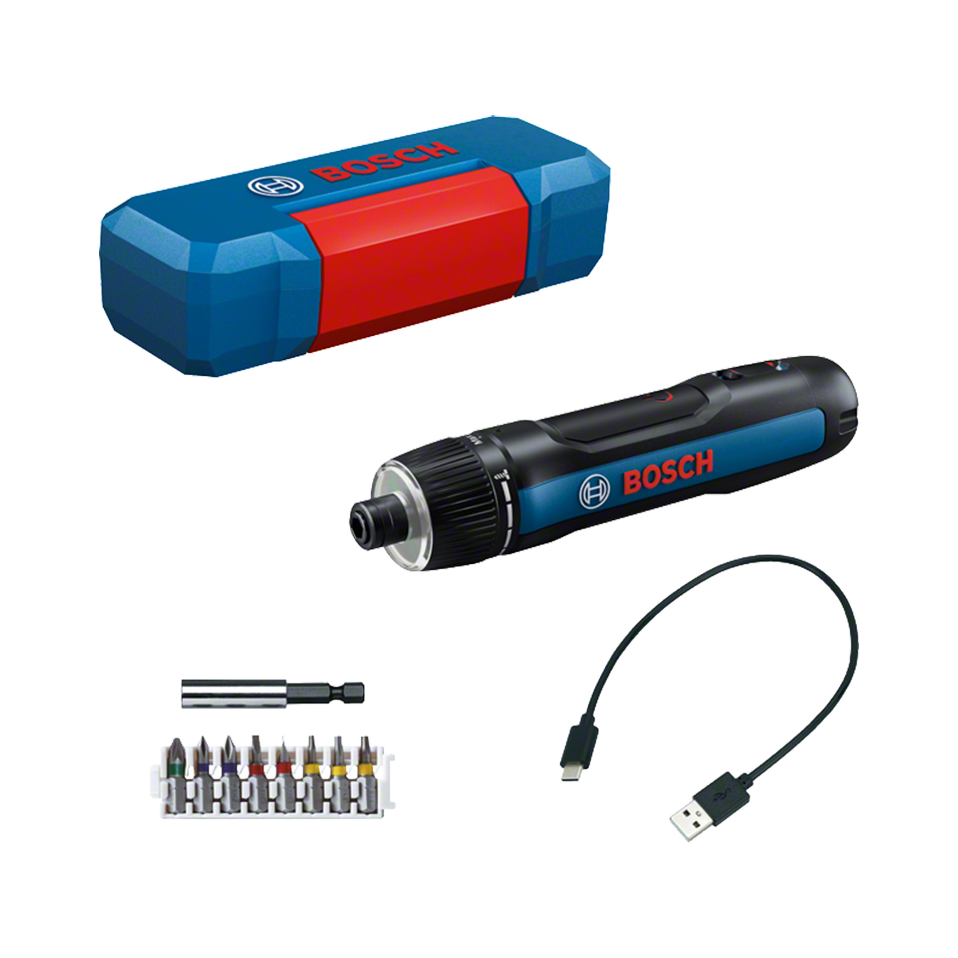 Aparafusadora Acu Bosch GO c/ Acess�rios Cx Pl�stico