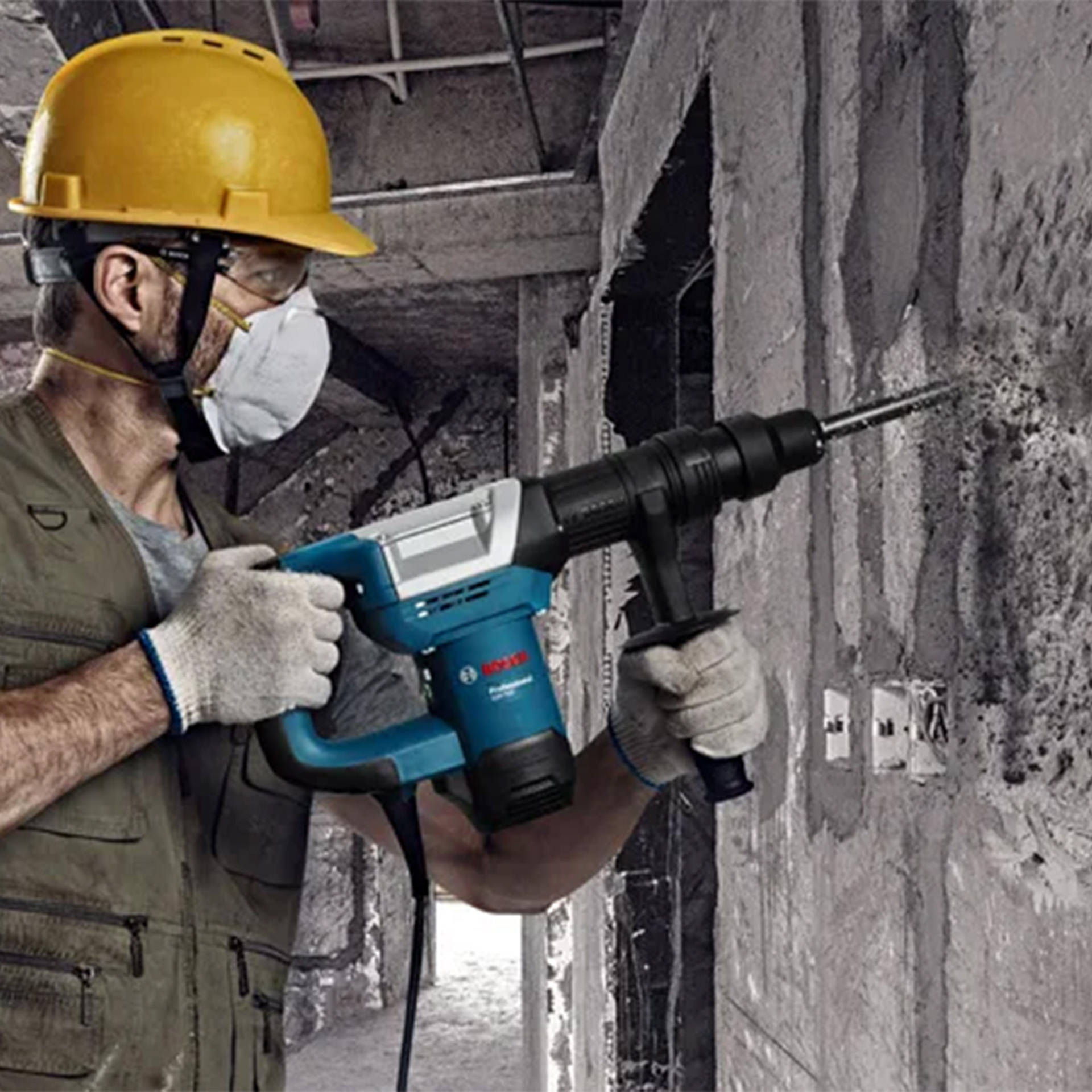 Martelo Demolidor SDS Max GSH 5 Mala Bosch