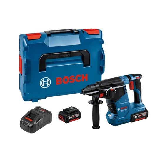 Martelo Perfurador SDS Plus GBH18V-24C+2x5Ah+Gal L-Boxx Bosch Martelo Perfurador SDS Plus GBH18V-24C+2x5Ah+Gal L-Boxx Bosch