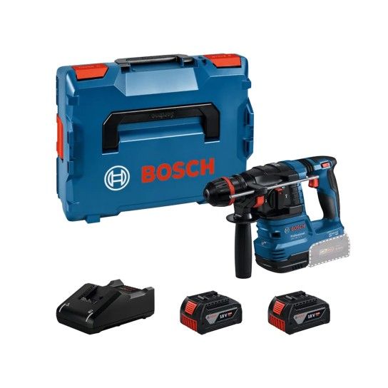 Martelo Perfurador ONECHUCK GBH 18V-22 X+2X4Ah L-Boxx Bosch Martelo Perfurador ONECHUCK GBH 18V-22 X+2X4Ah L-Boxx Bosch