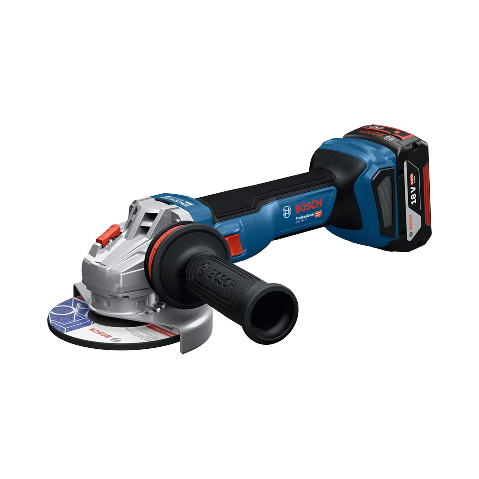 Rebarbadora GWS 18V-11 (125mm) + 2x5Ah + Gal L-Boxx Bosch Rebarbadora GWS 18V-11 (125mm) + 2x5Ah + Gal L-Boxx Bosch