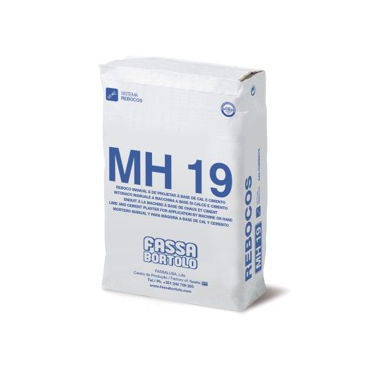 Argamassa de reboco MH19 Argamassa de reboco MH19