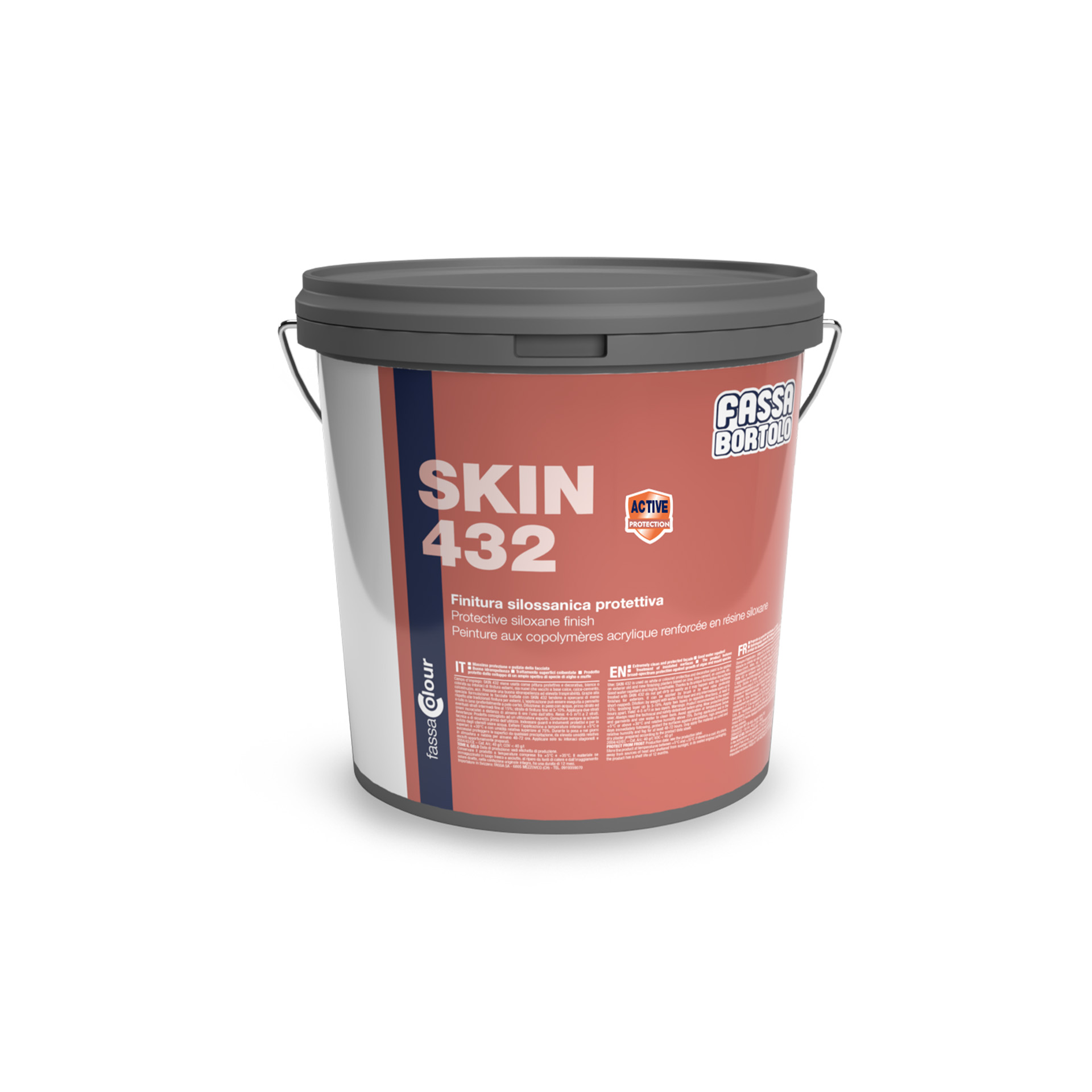 Tinta de Água para Exterior Etics Skin 432 14L Fassa Tinta de Água para Exterior Etics Skin 432 14L Fassa