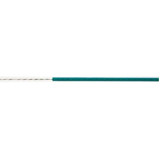 Cabo A�o Plastificado Verde 25 metros Rombull