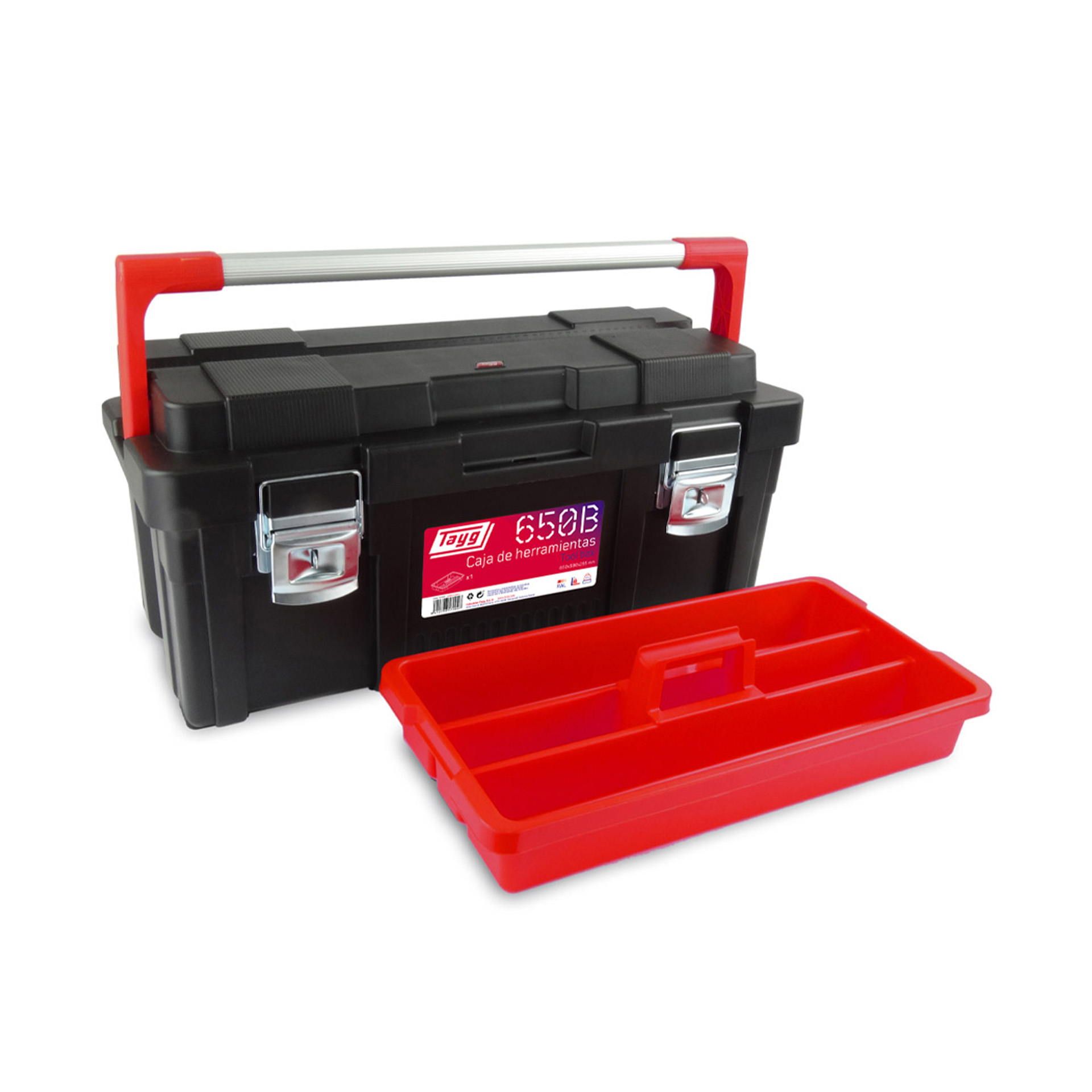 Caixa Ferramentas N�650-B 650x300x295mm 42Lts Tayg