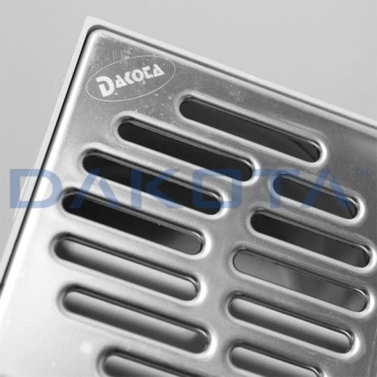 Ralo Sinf Sa�da Lat Diam 50 c/ Grelha Inox 115x115mm Dakota