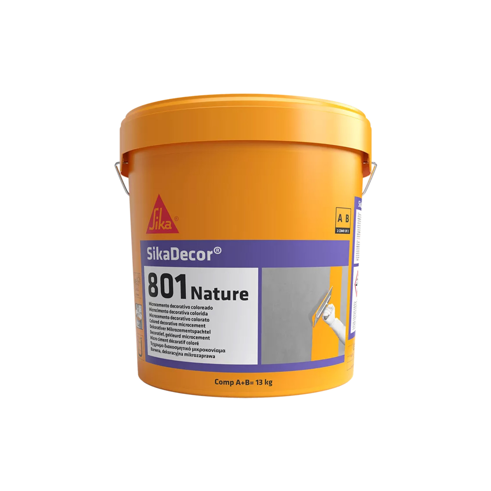 Microcimento Colorido SikaDecor-801 Nature (AB) 13Kg Microcimento Colorido SikaDecor-801 Nature (AB) 13Kg