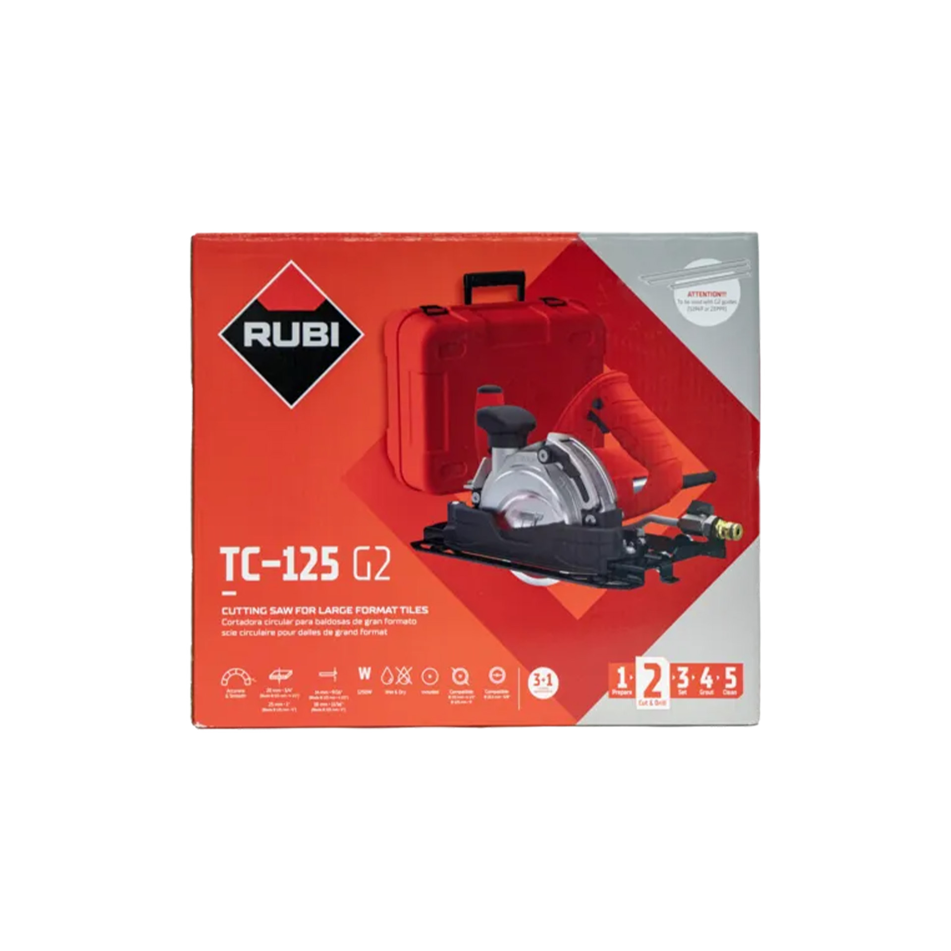 Cortadora Circular Tc-125 G2 230V 50/60HZ Rubi