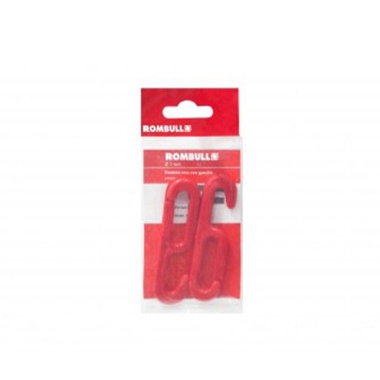 Elo c/ Gancho Polietileno 6mm Vermelho (2und) Rombull