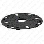 Junta Anti-Ruído p/ Suporte Arkimede 120 Diâm Esp 2mm Dakota Junta Anti-Ruído p/ Suporte Arkimede 120 Diâm Esp 2mm Dakota