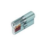 Canhão Duplo c/ Chave Serrilhada Níquel 30/30mm Blister Abus Canhão Duplo c/ Chave Serrilhada Níquel 30/30mm Blister Abus