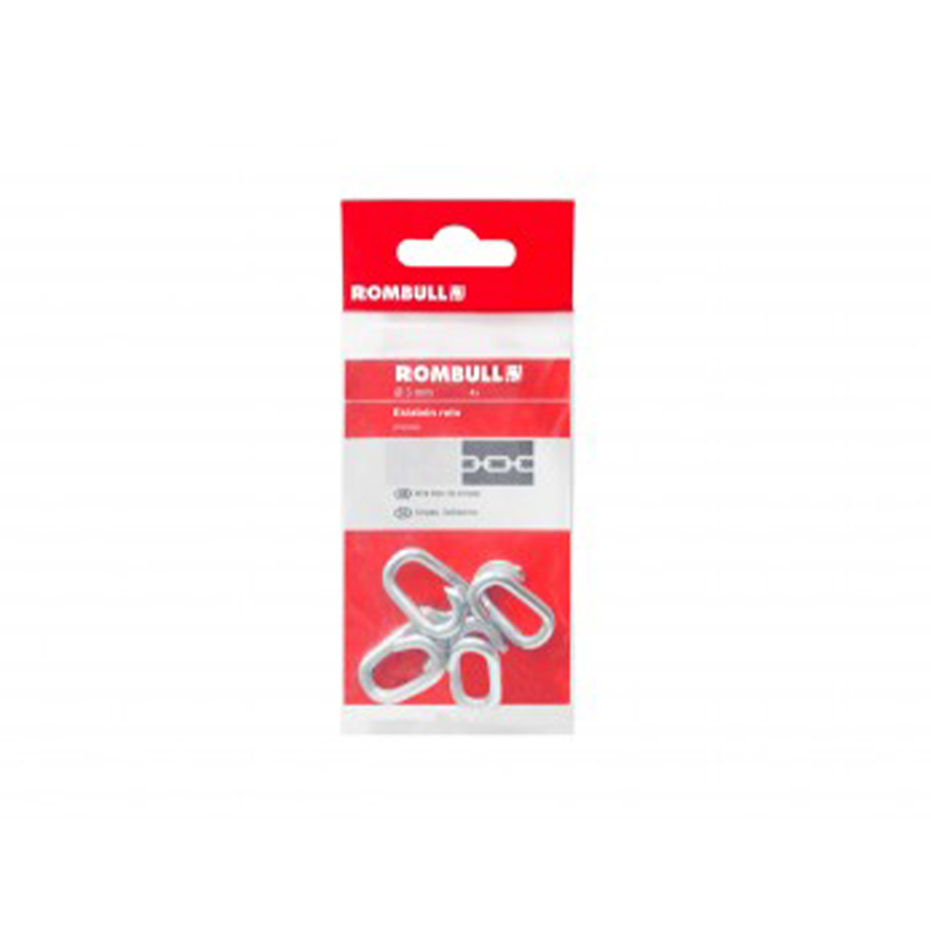 Elo Uni�o A�o Zinc 5mm (2und) Rombull