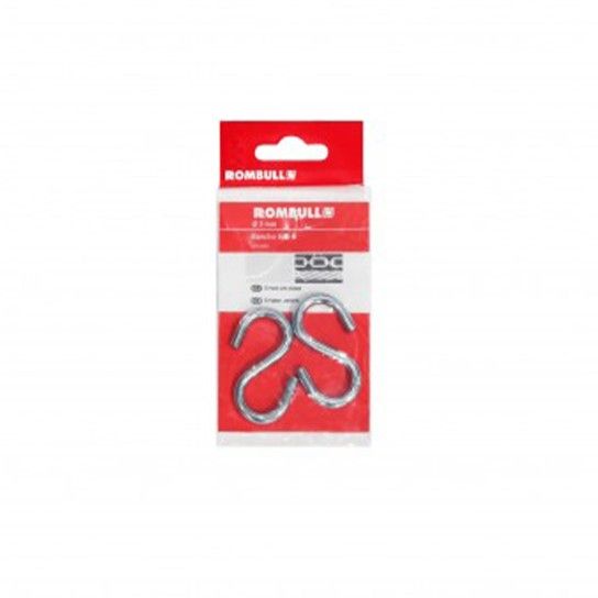 Gancho Tipo S Aço 3mm (5und) Rombull Gancho Tipo S Aço 3mm (5und) Rombull