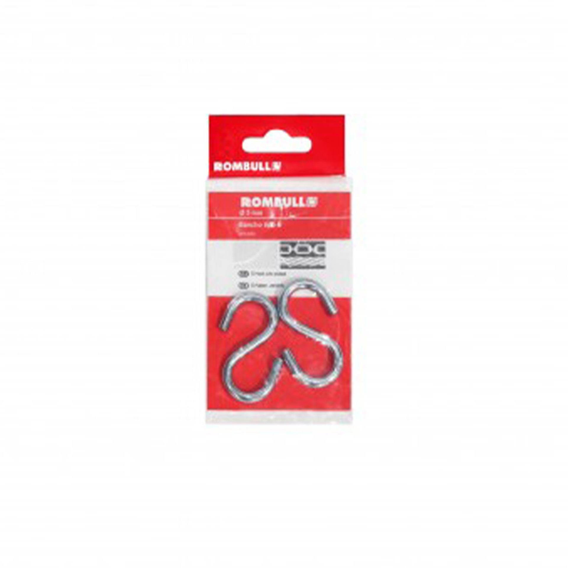 Gancho Tipo S Aço 3mm (5und) Rombull Gancho Tipo S Aço 3mm (5und) Rombull