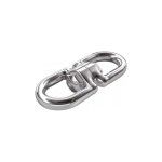 Gancho Giratorio A�o Niquel 4,5mm (2und) Rombull