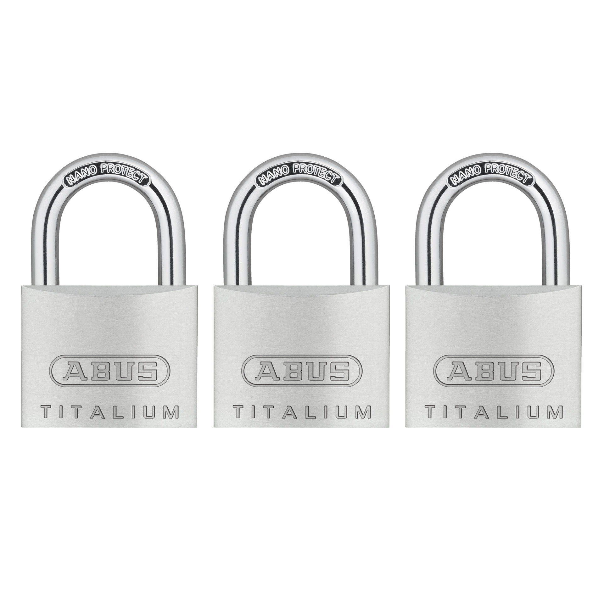 Cadeado Titalium 40mm Chaves Iguais Blister Abus (3und)