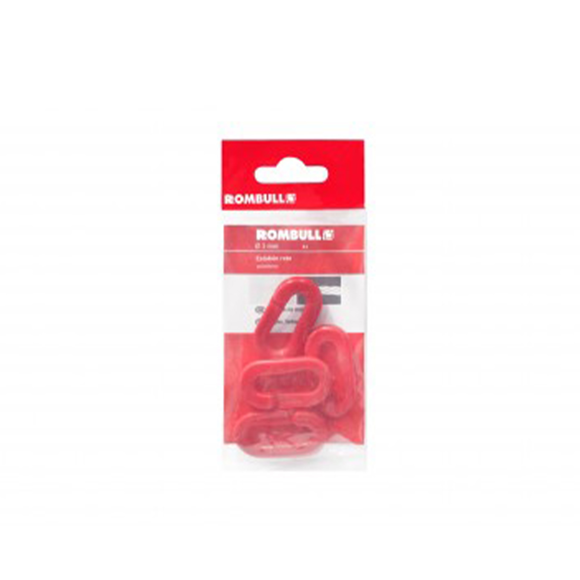Elo Uni�o Polietileno 6mm Vermelho (2und) Rombull
