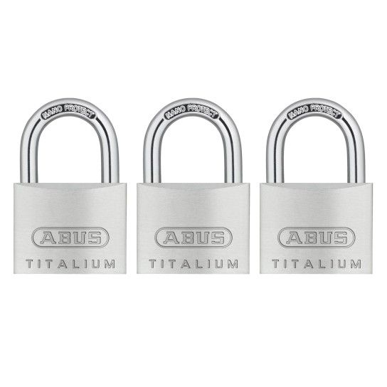 Cadeado Titalium 40mm Chaves Iguais Blister Abus (3und)