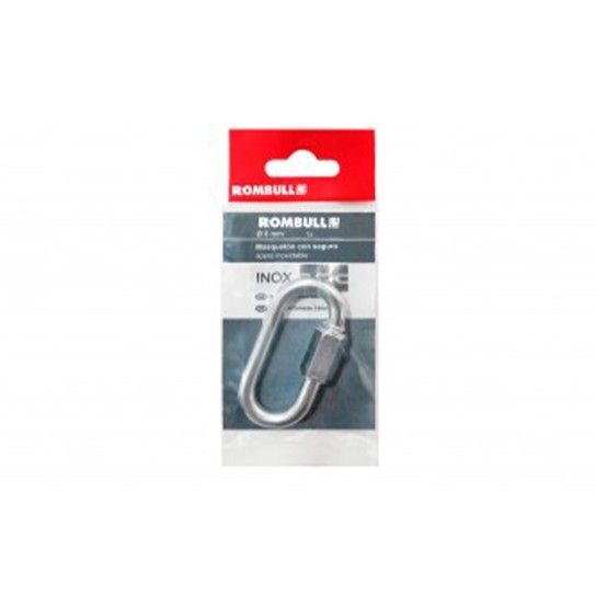 Mosquet�o de Seguran�a A�o Zincado 8mm Rombull