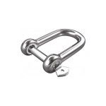 Manilha Direita c/ Perno A�o Zincado 10mm Rombull