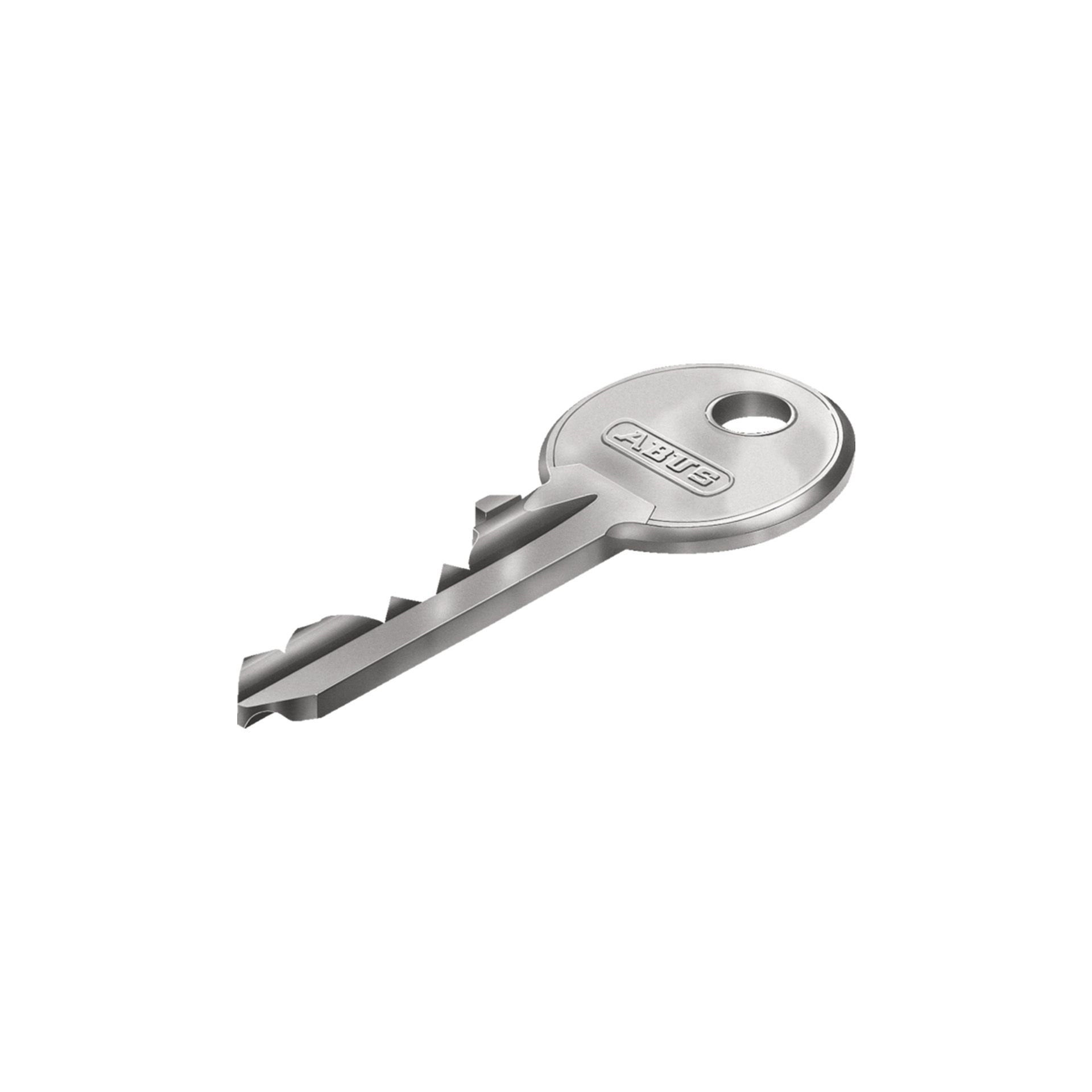 Canh�o Duplo c/ Chave Serrilhada N�quel 30/40mm Blister Abus