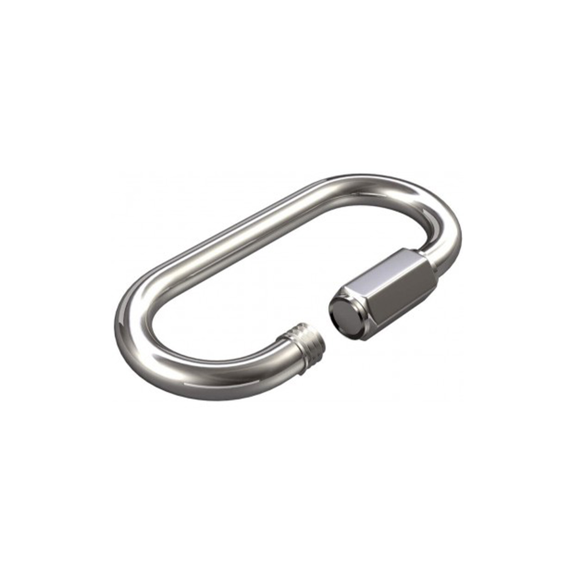 Mosquet�o de Seguran�a A�o Zincado 8mm Rombull