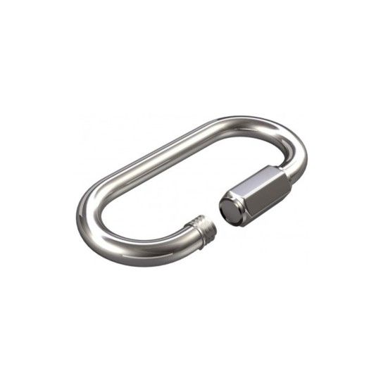 Mosquet�o de Seguran�a A�o Zincado 8mm Rombull