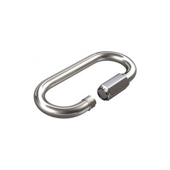 Mosquet�o de Seguran�a A�o Zincado 8mm Rombull