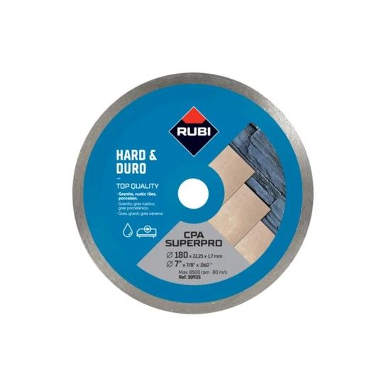 Disco Diamante Material Duro Cpa 350 Superpro Rubi