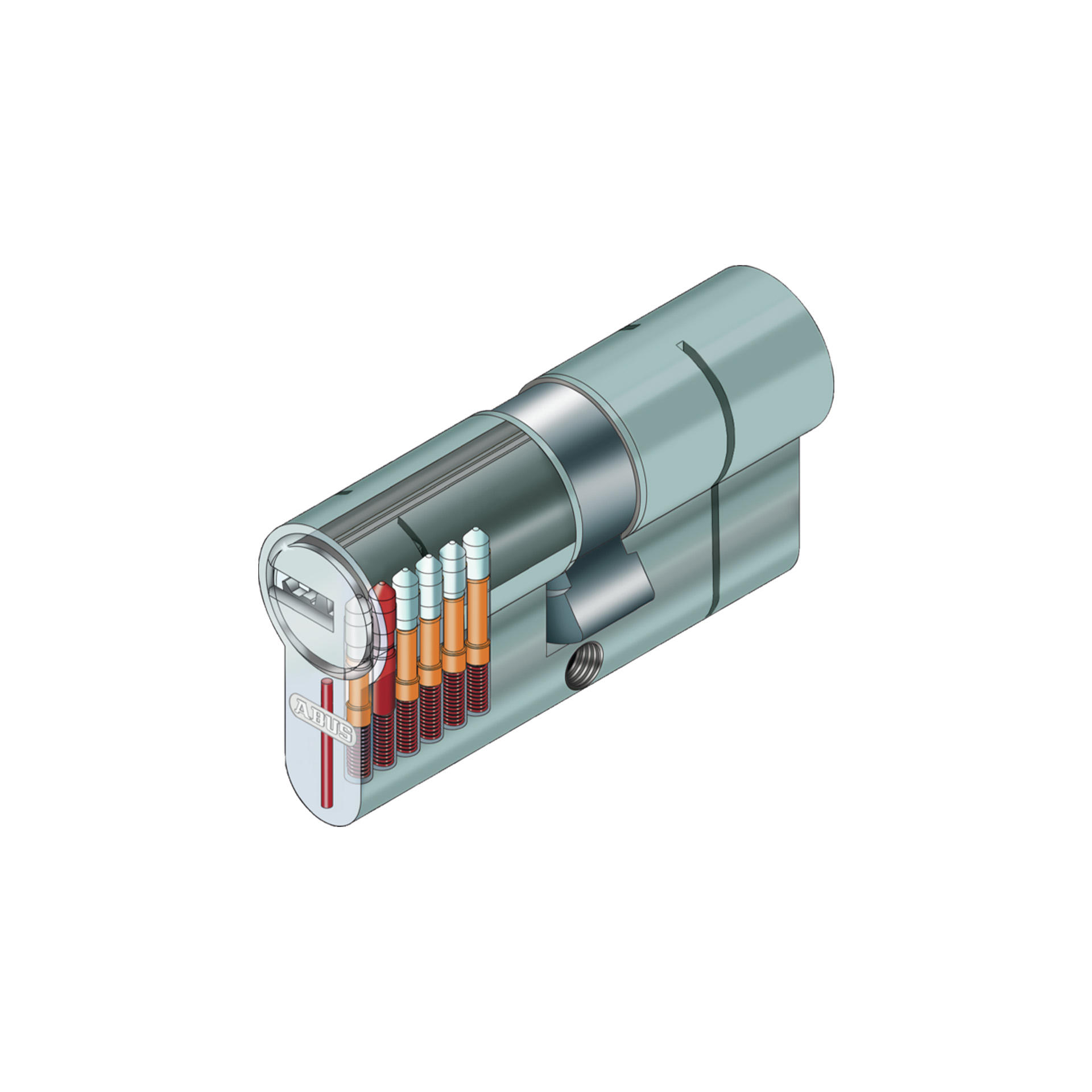 Canhão de Chave 6 Pts Níql 30/40mm Blister Abus Canhão de Chave 6 Pts Níql 30/40mm Blister Abus