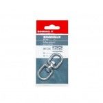 Gancho Giratorio A�o Niquel 4,5mm (2und) Rombull