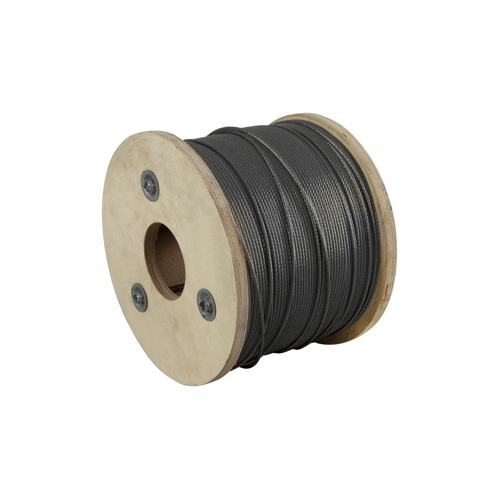 Cabo Aço Inox 6x7+FC Revestido Pvc 250Mts 2/3mm Cabo Aço Inox 6x7+FC Revestido Pvc 250Mts 2/3mm