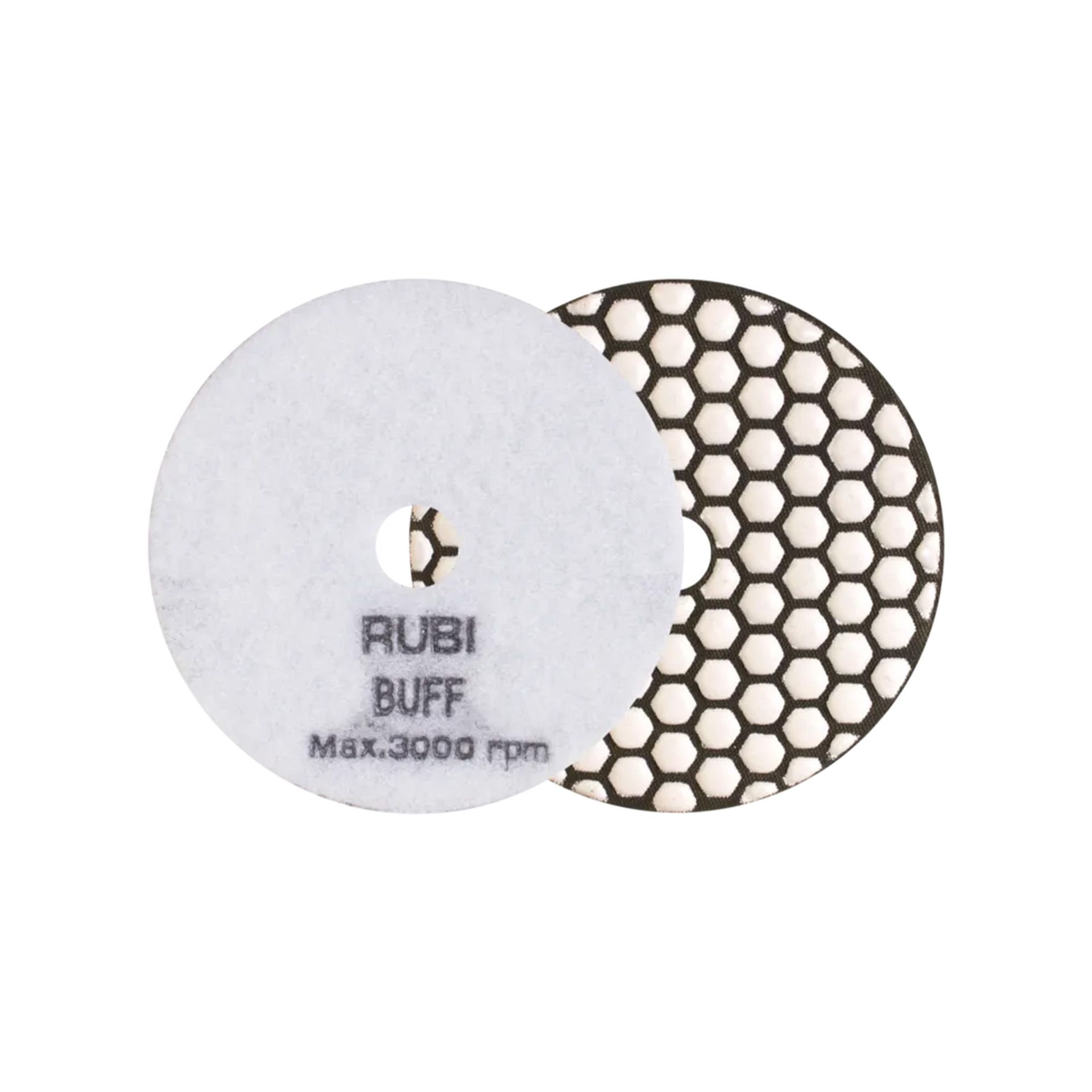 Disco Diamante p/ Abrilhantar a seco 100mm Di�m Buff Bi Rubi