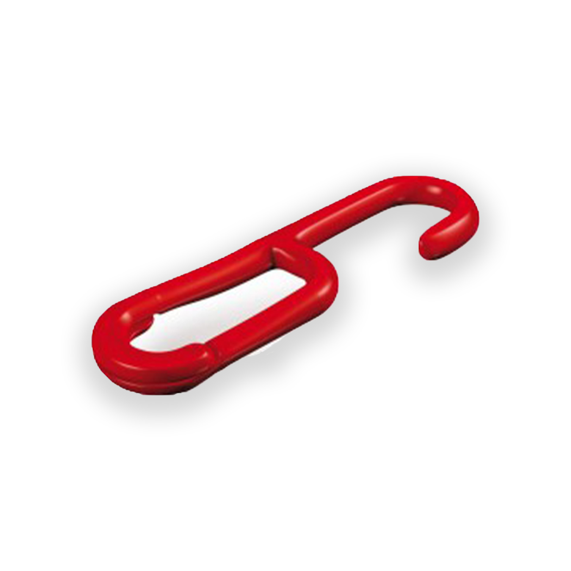 Elo c/ Gancho Polietileno 6mm Vermelho (2und) Rombull