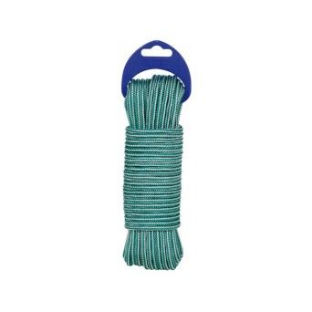Corda Polipropileno c/ Alma Text 4mmx25Mts Verde/Branco Rombull