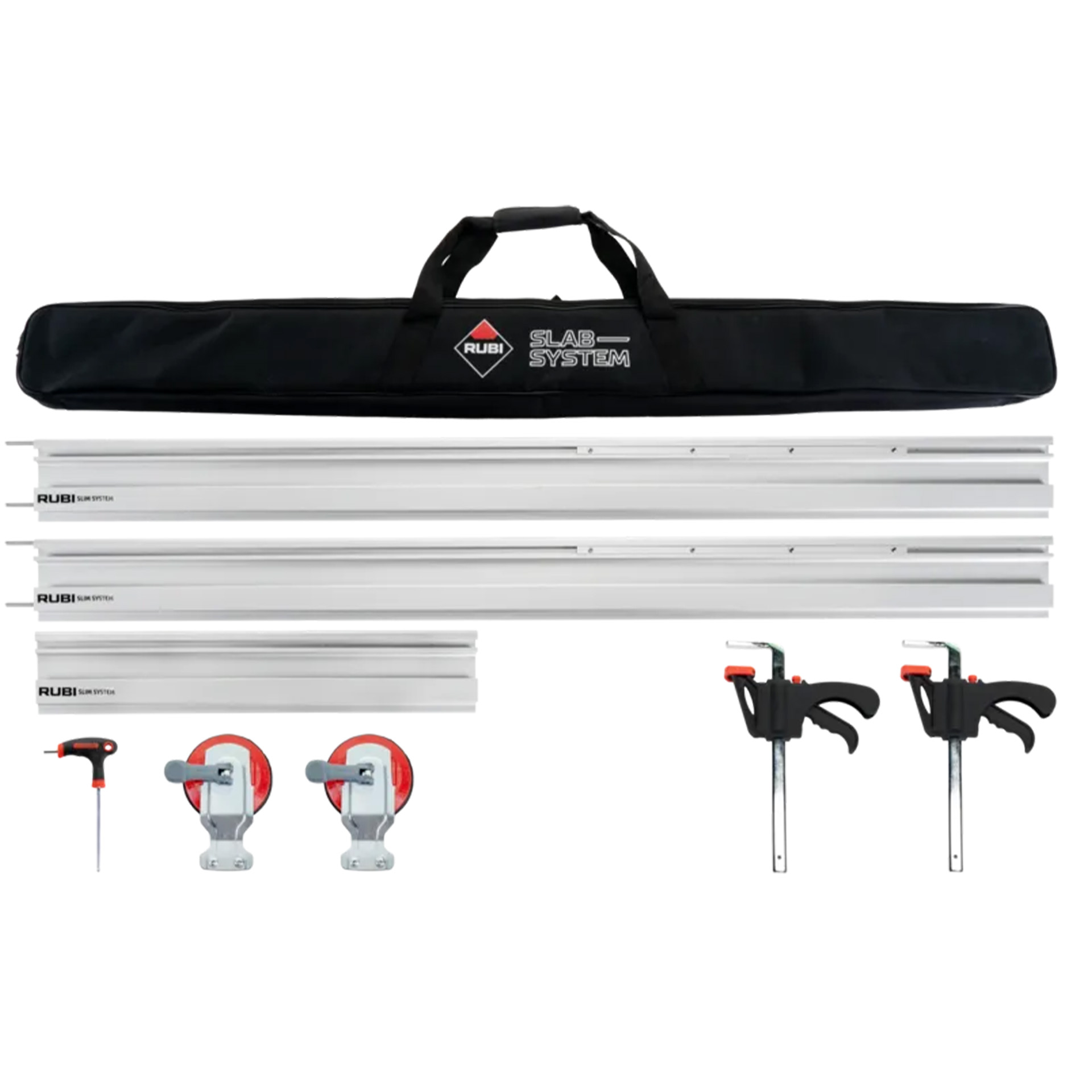 Conjunto de Guias Tc-125 G2 (2x155cm+1x65cm) Rubi