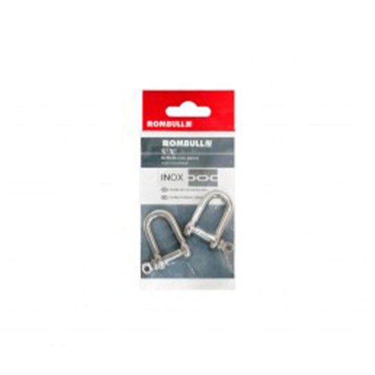 Manilha Direita c/ Perno A�o Zincado 10mm Rombull