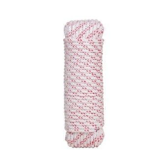 Corda Poli�ster c/ Alma 8mmx5Mts Branco Rombull