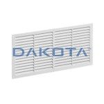 Grelha Ventilação Fixa Retangular em Plástico 220x430mm Dakota Grelha Ventilação Fixa Retangular em Plástico 220x430mm Dakota
