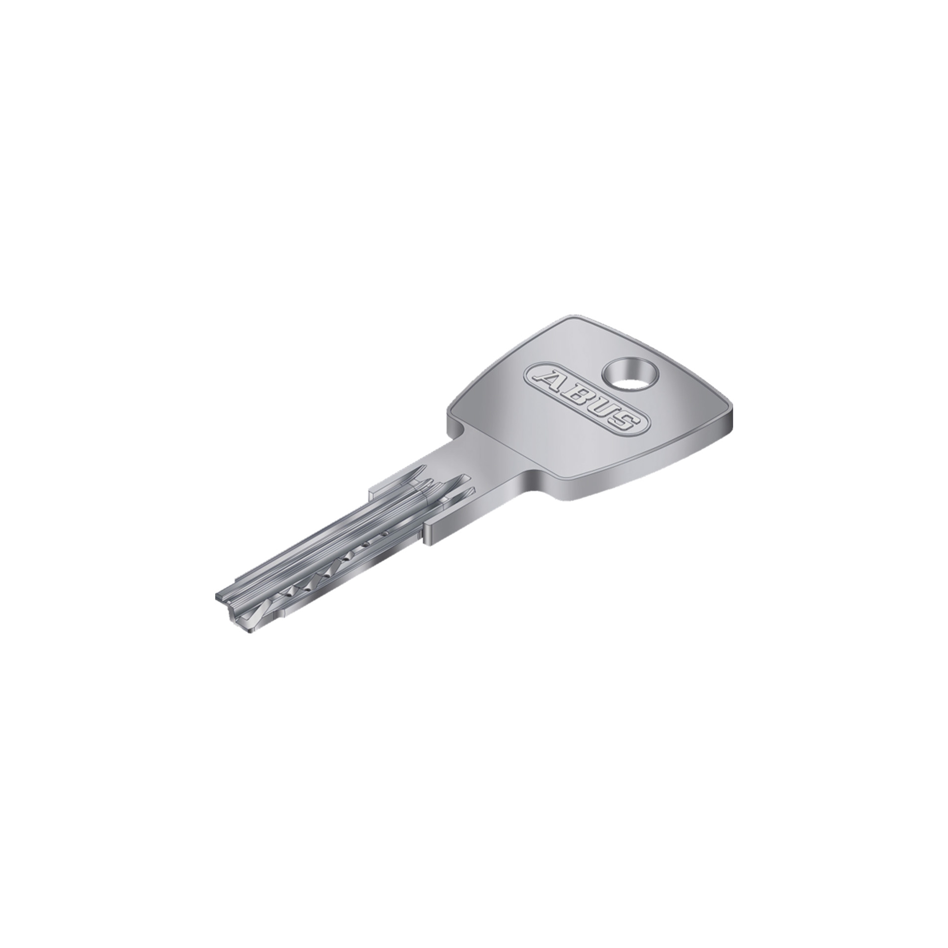 Canhão de Chave 6 Pontos Níquel 30/30mm Blister Abus Canhão de Chave 6 Pontos Níquel 30/30mm Blister Abus