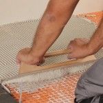 Esp�tula Inox 48cm c/ Cabo Madeira Fechado Rubi