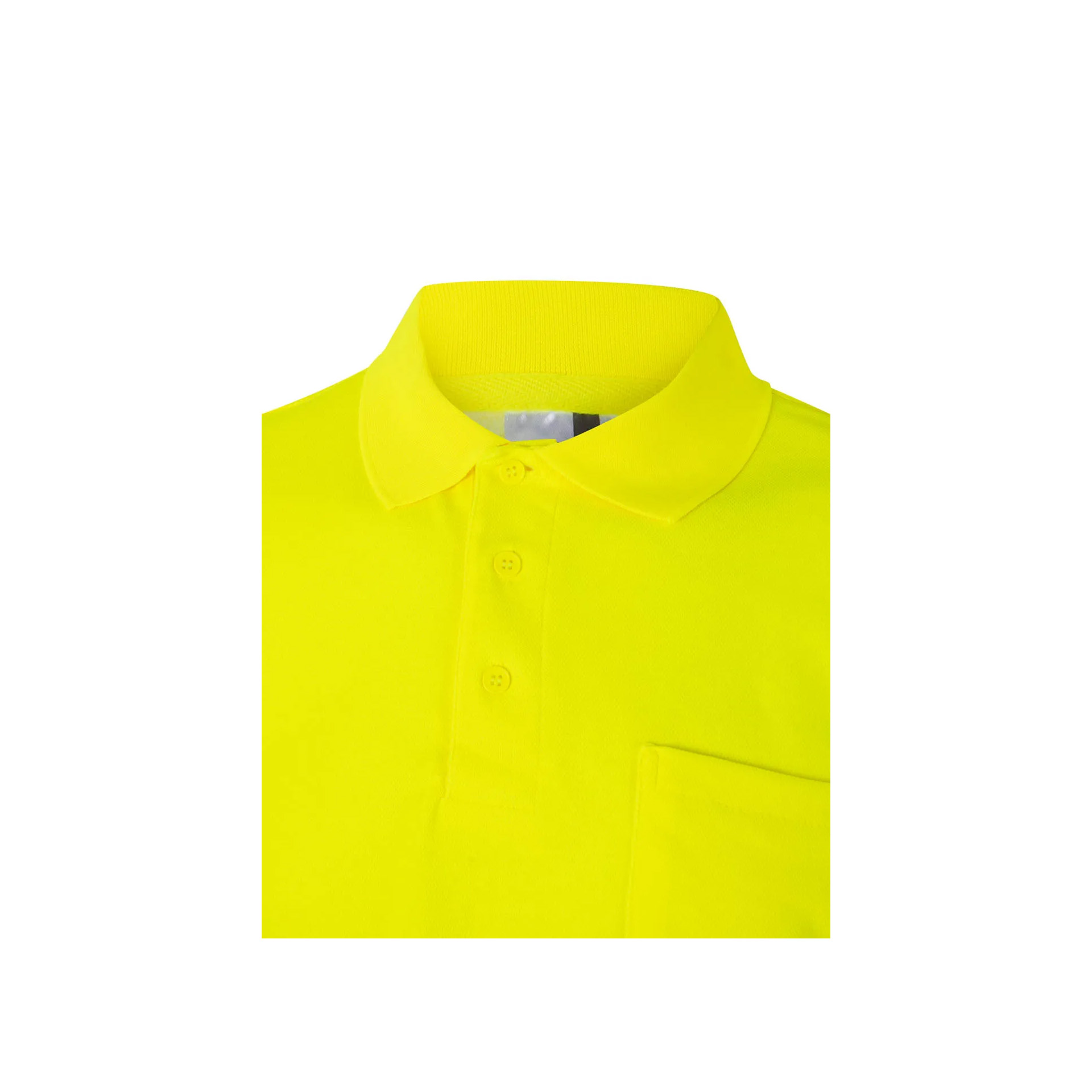 Polo Algodão Manga Curta Faixas Refletoras 305522 Velilla (Tamanho L.Amarelo Fluorescente) Polo Algodão Manga Curta Faixas Refletoras 305522 Velilla (Tamanho L.Amarelo Fluorescente)