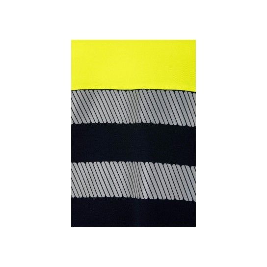 T-shirt Algodão Bicolor Manga Curta Faixas Refletoras 305509 Velilla (Tamanho L.Azul Navy/Amarelo) T-shirt Algodão Bicolor Manga Curta Faixas Refletoras 305509 Velilla (Tamanho L.Azul Navy/Amarelo)
