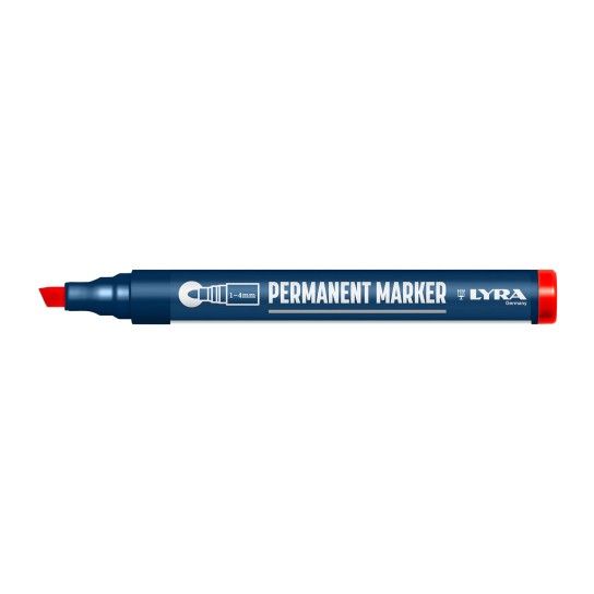 Marcador de Tinta Permanente 2-6mm Lyra (Vermelho)