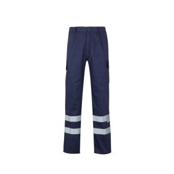 Cal�as AV Multibolsos com Faixas 159 Velilla (Tamanho 2XL.Azul Marinho)