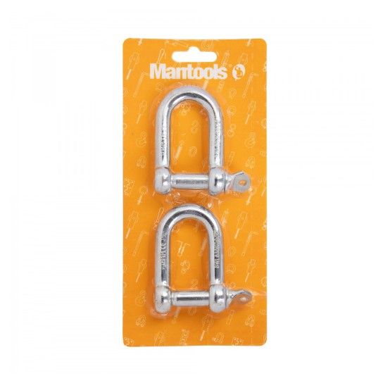 Manilha Direita c/ Perno Galvanizada (2und) (1/2